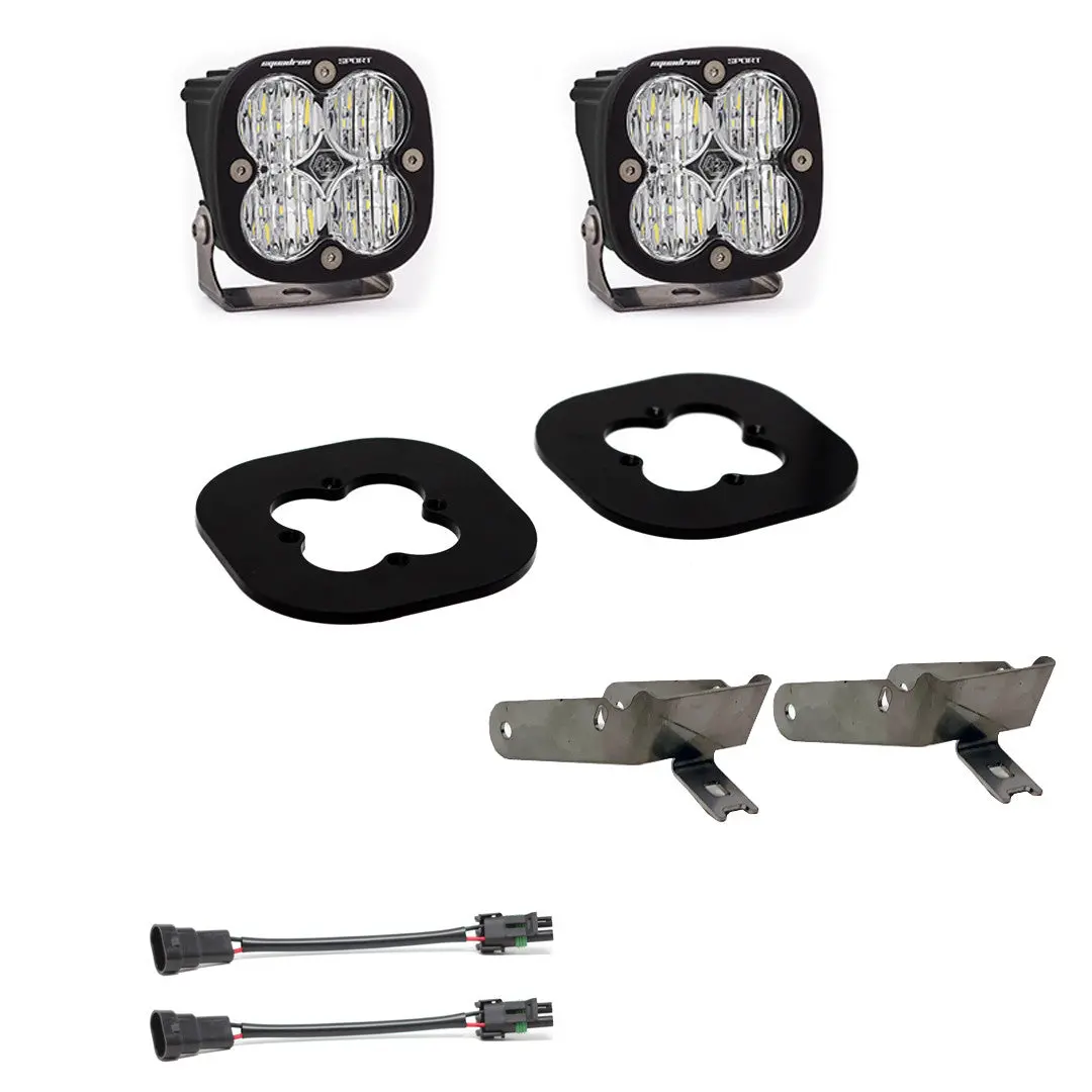 11-16 Ford F-250/350 Super Duty Squadron Sport/Pro/Sae Fog Pocket Light Kit - Baja Designs 1