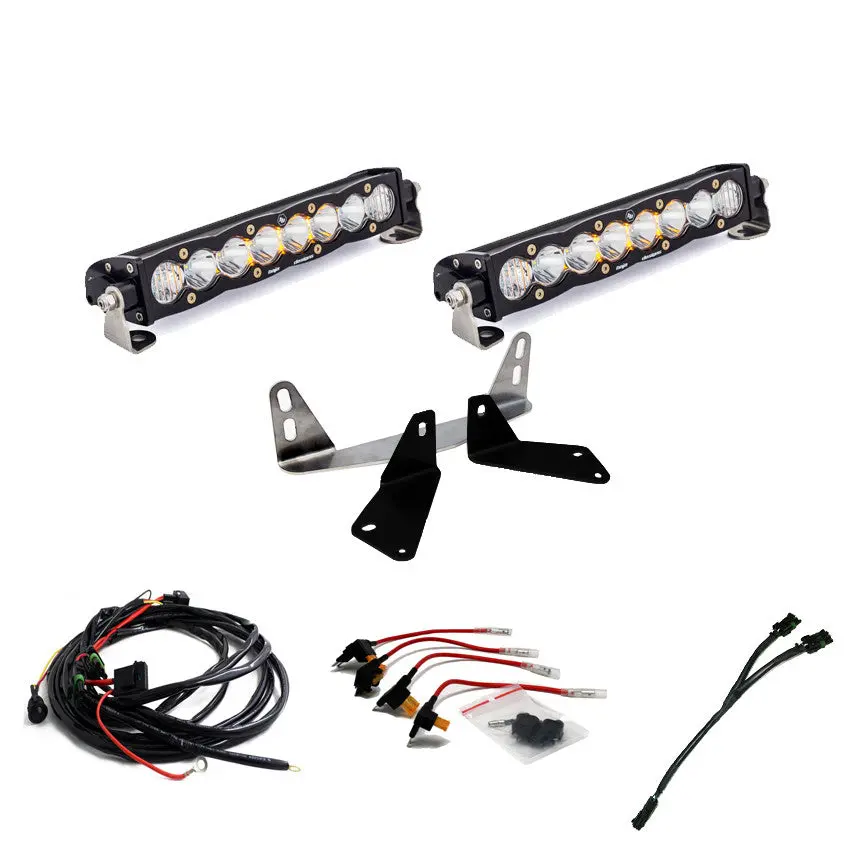 18-20 Ford S8 Dual 10 Inch Grille Light Bar Kit - Ford 2018-20 F-150 1