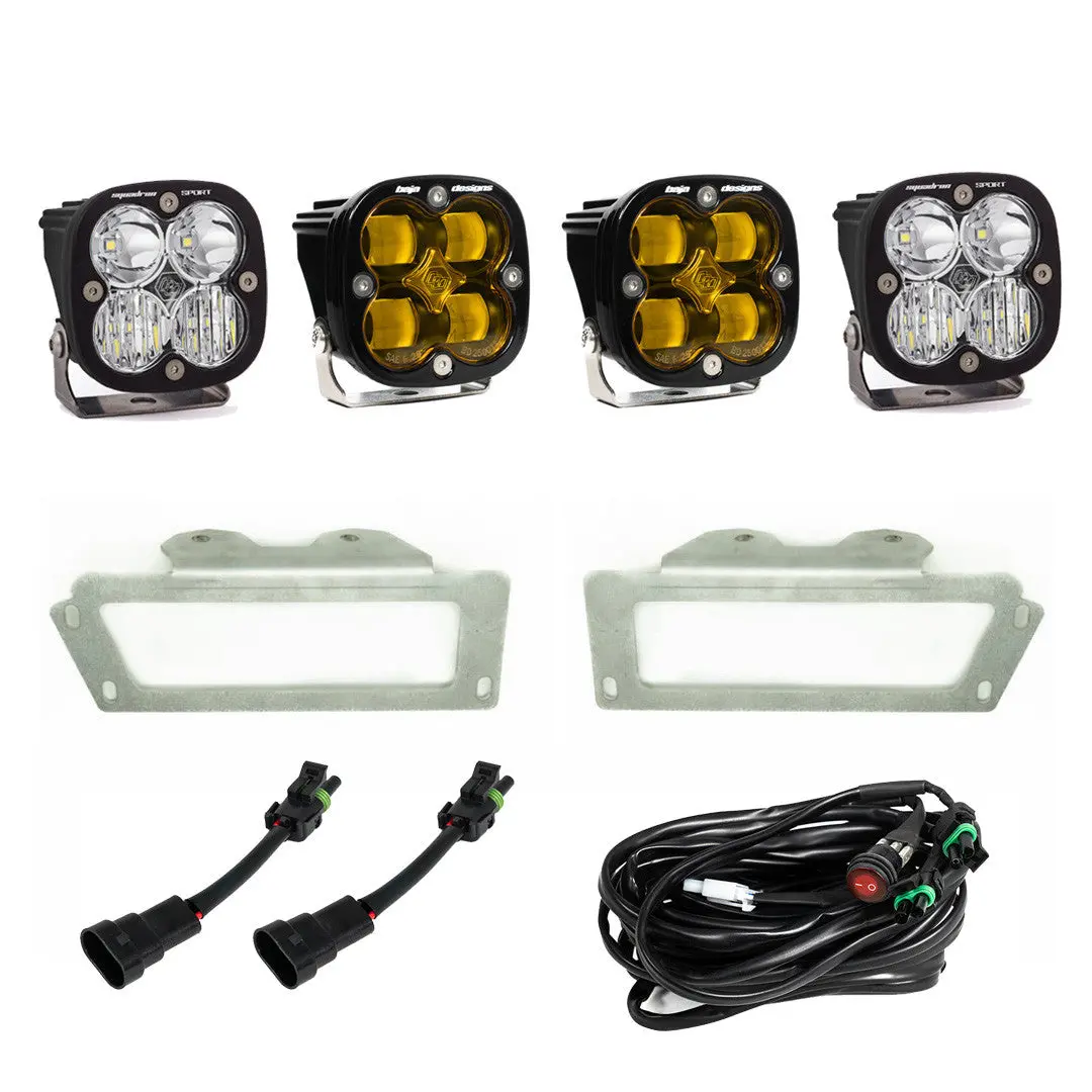 Baja Designs Squadron Sae Led Light Kit - Fits Dodge Ram 10-18 2500/3500 & 09-12 1500 (Set) 2