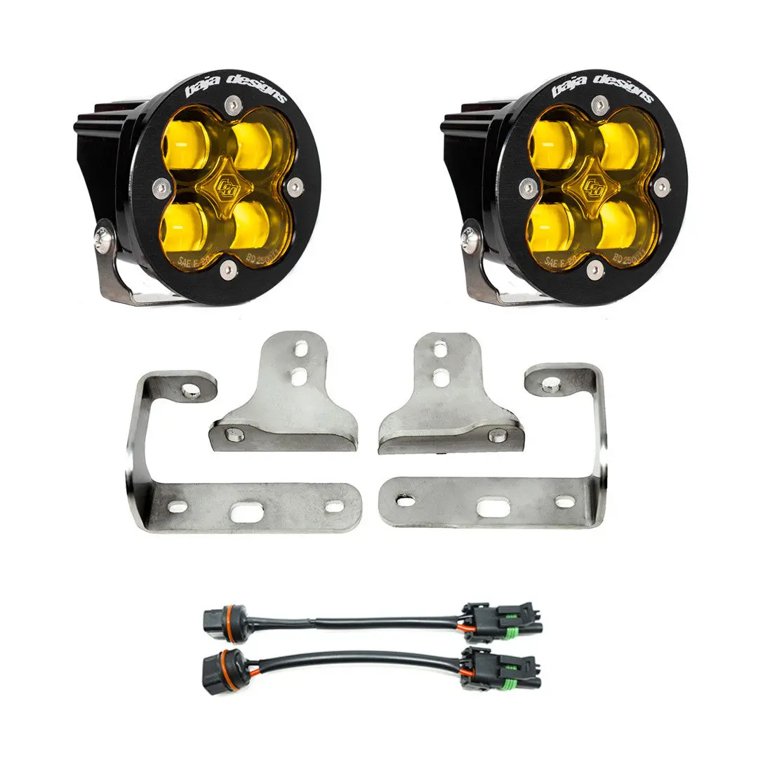 18-24 Jeep Jljt Squadron-R Sae Fog Pocket Light Kit - Jeep 2020-24 Gladiator; 2018-24 Wrangler Jl; Note W Oe Sport Bumper 2