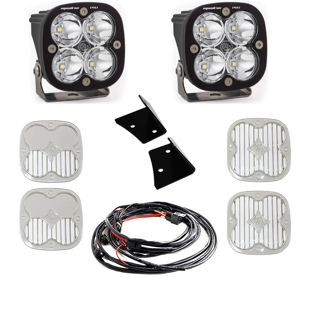 07-18 Jeep Jk A-Pillar Light Kit - Baja Designs 4