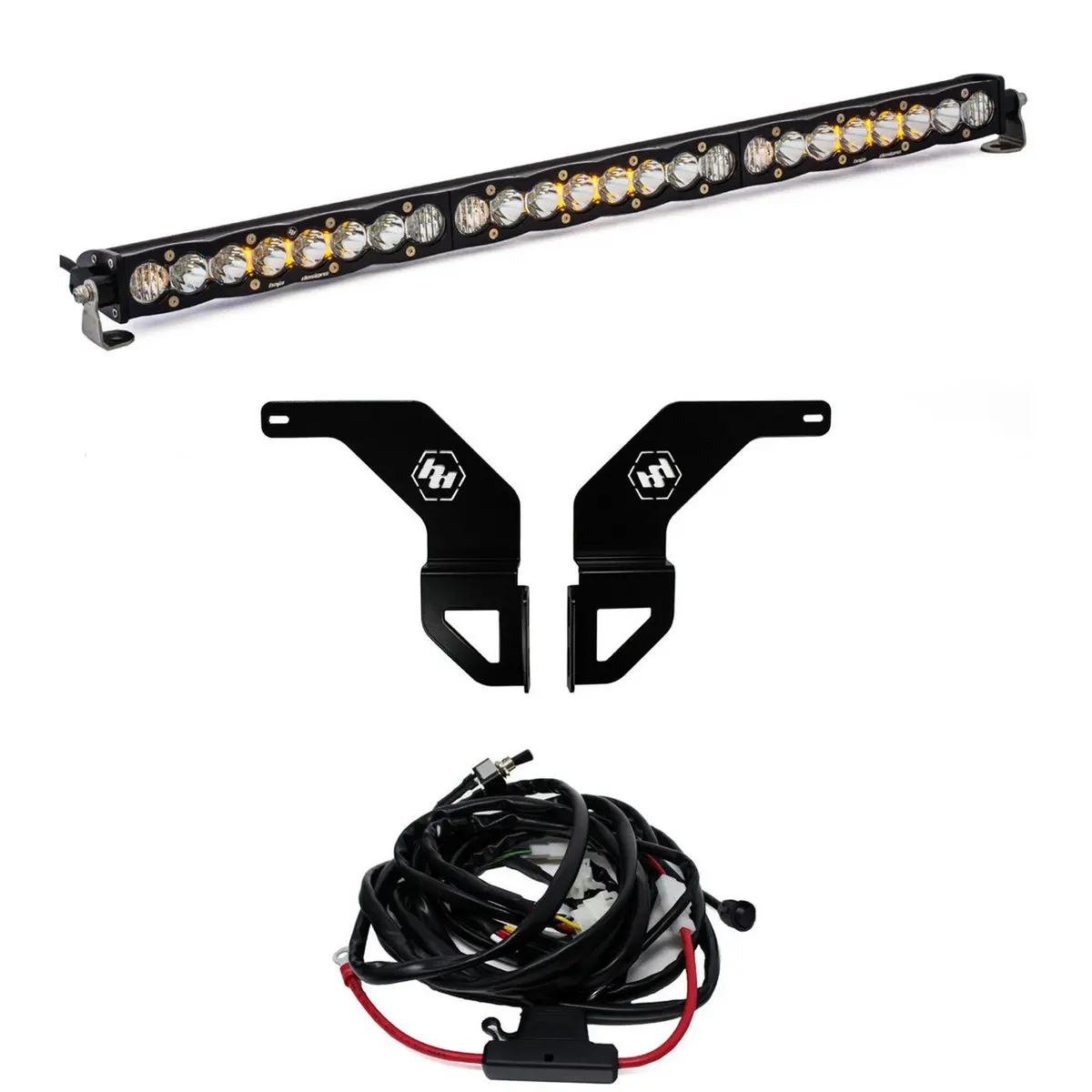 16-23 Toyota Tacoma S8 30 Inch Bumper Light Kit - Baja Designs 1