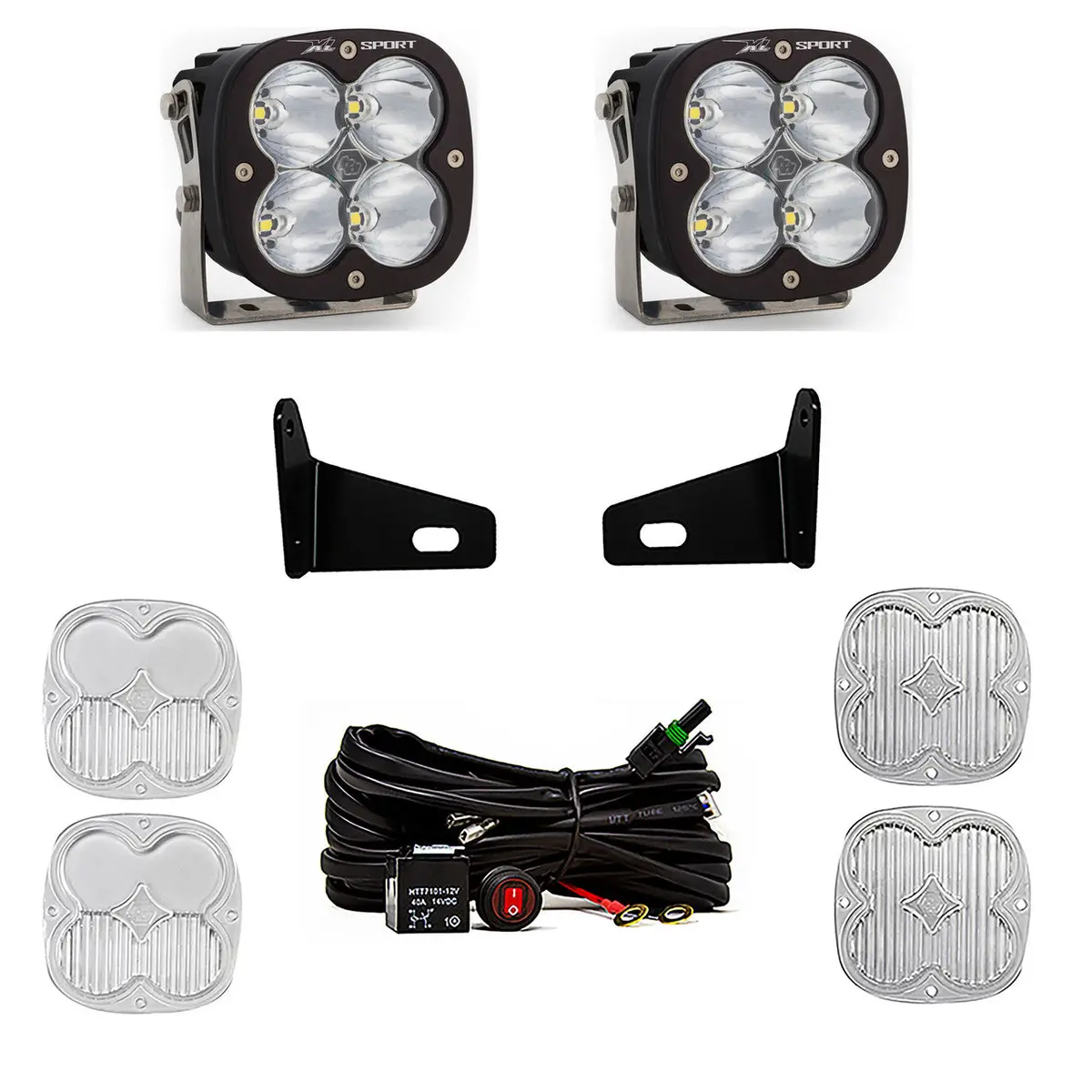 17-24 Can-Am Maverick X3 A-Pillar Light Kit - Baja Designs 1