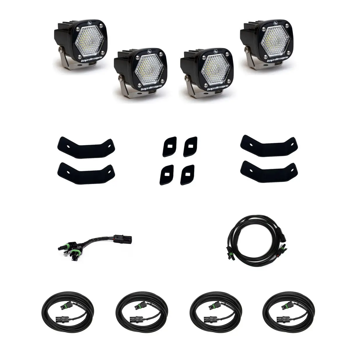 19-24 Mercedes Sprinter S1 Roof Rack Rail Kit - Baja Designs 1