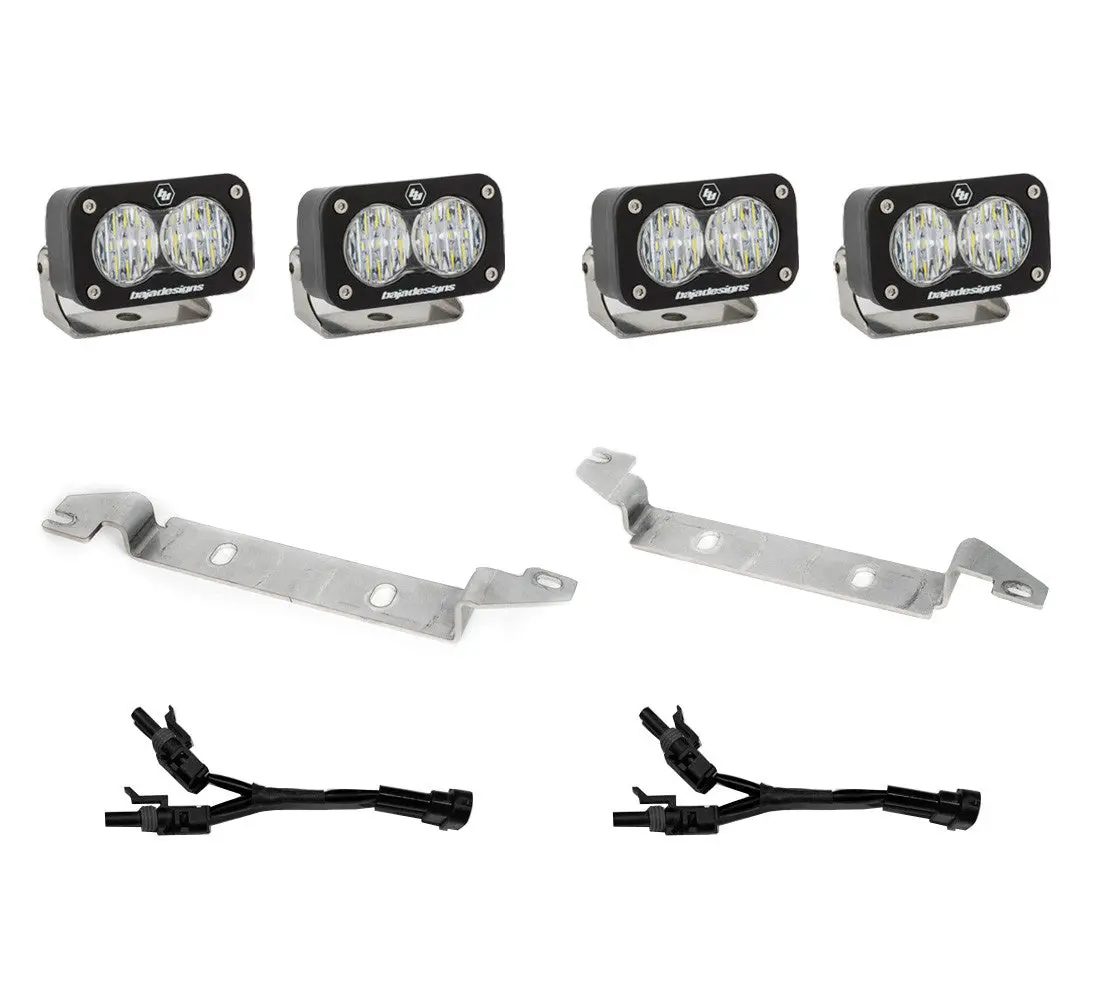22+ Toyota Tundra S2 Sport Dual Fog Pocket Light Kit - Baja Designs 1