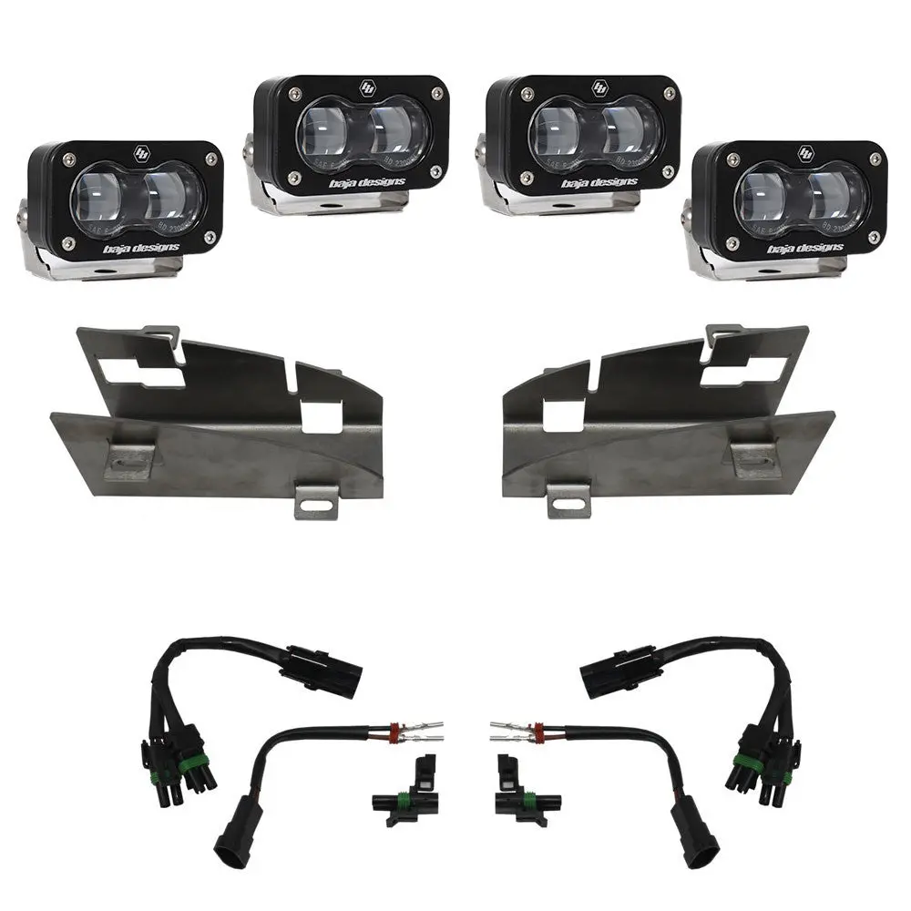 Dodge/Ram Dual S2 Sae Fog Pocket Light Kit - Ram 2019-22 1500 Rebel; 2021-22 1500 Trx 1