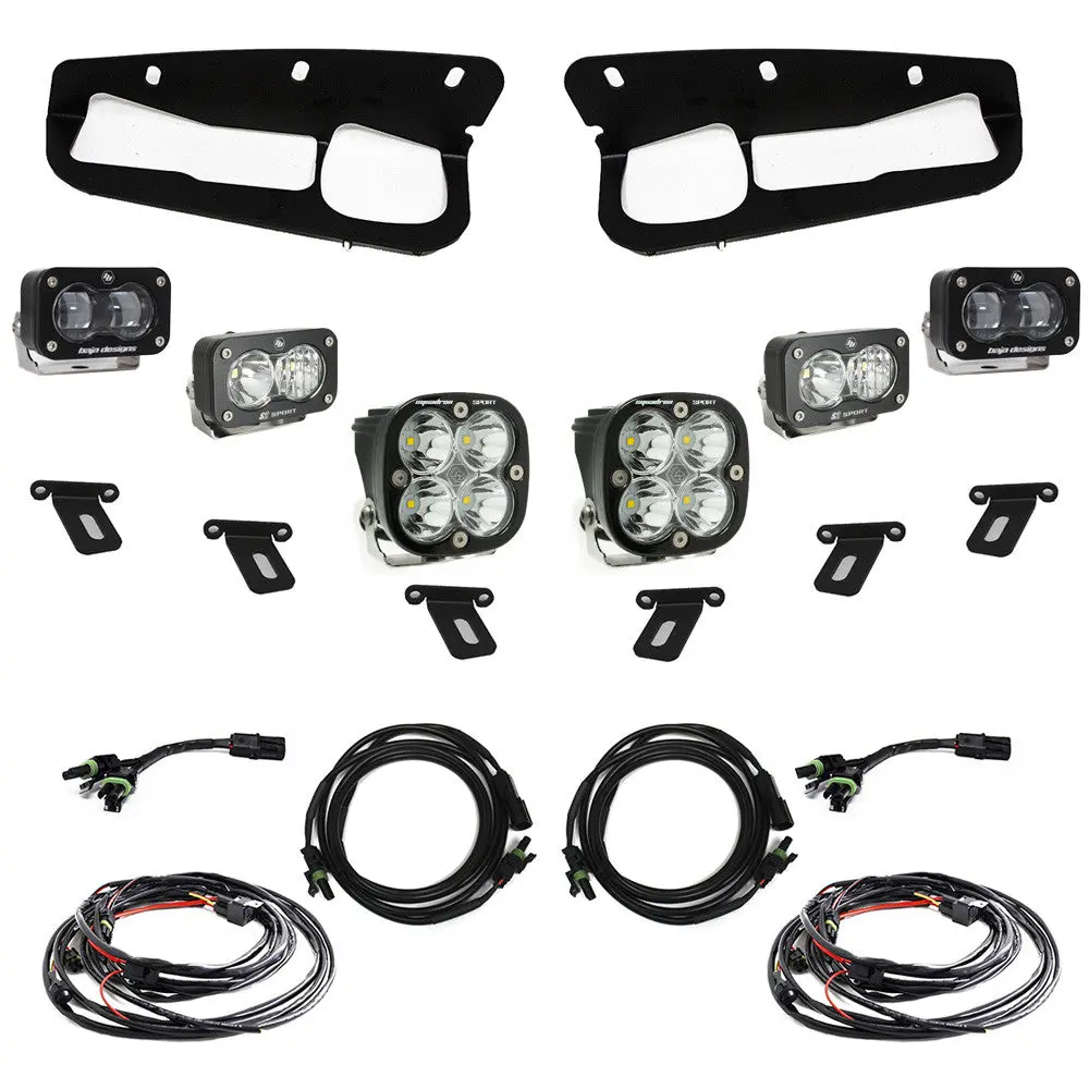 Baja Designs S2 Sae “Sportsmen/Pro” - 21+ Ford Bronco Fog Pocket Light Kits - Modular Bumper 2