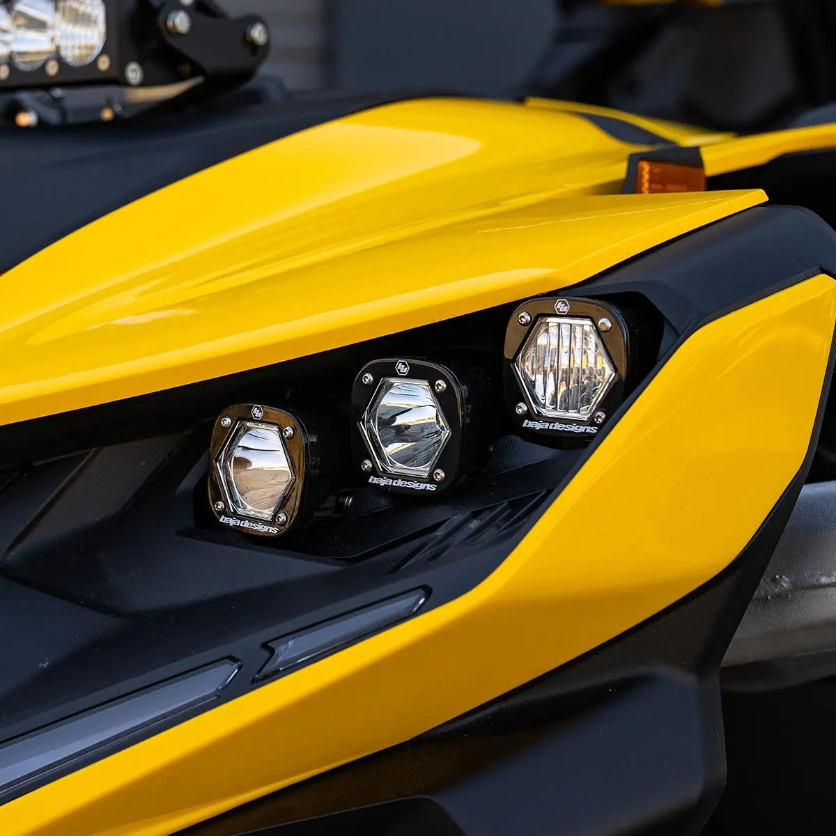 2024 Can-Am Maverick R Triple S1 Headlight Kit - Baja Designs 1