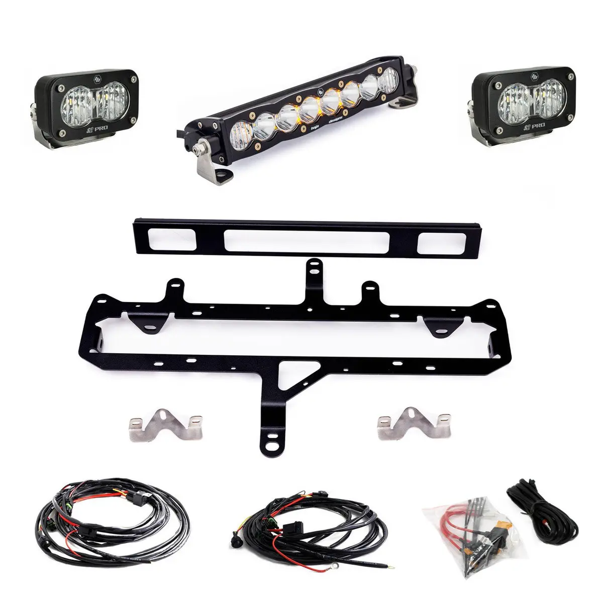 2024-On Toyota Tacoma; Trd Pro S8 10-Inchs2 Pro Grille Light Kit 1