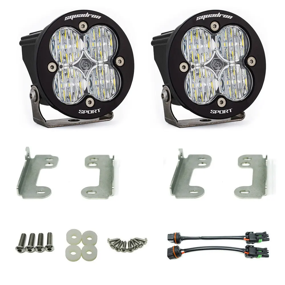 10-18 Jeep Jk Squadron-R Wide Cornering Fog Pocket Light Kit - Standard Oe Bumper 2