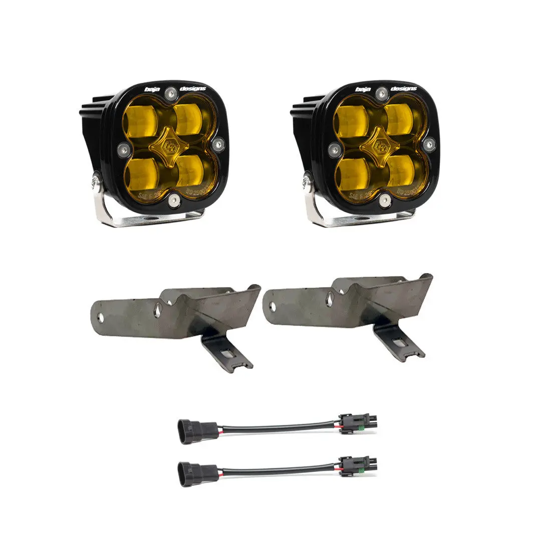 99-10 Ford Squadron Sae/Sport/Pro Fog Pocket Light Kit - Ford 1999-10 F-250/350 Super Duty 2