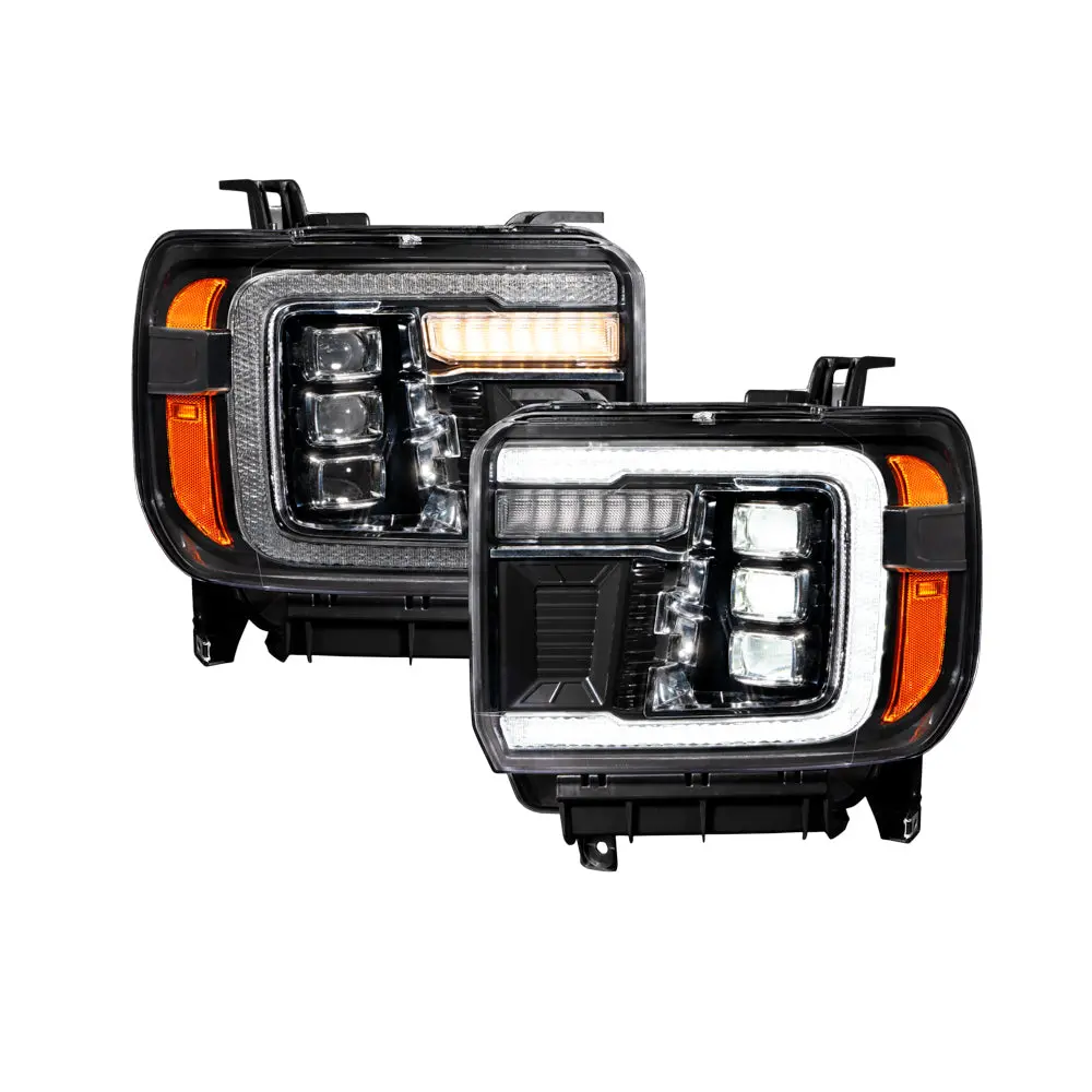 14-18 Gmc Sierra 1500 And 15-19 Gmc Sierra 2500/3500 Led Projector Headlights Pair Form Lighting - Fl0012 2