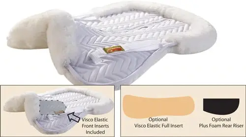 Fleeceworks Sheepskin Perfect Balance Halfpad With Rolled Edge 1