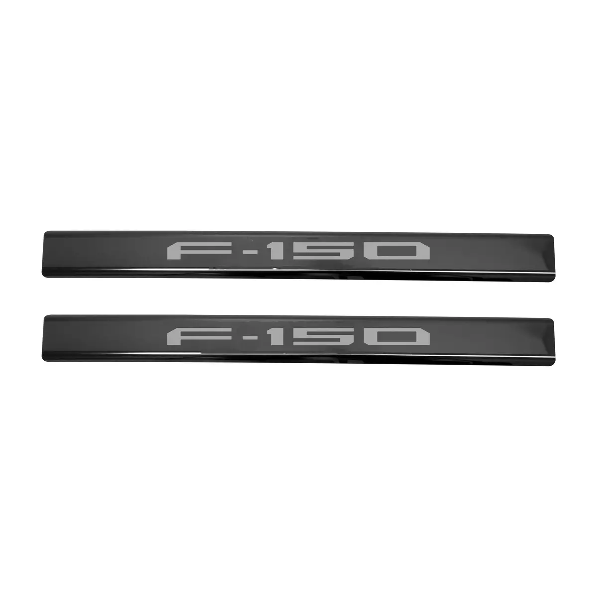 Putco F150 Logo Black Door Sill Plates Kit- Fits Ford F150 Regular Cab/Supercab/Super Crew 2015-2025 1