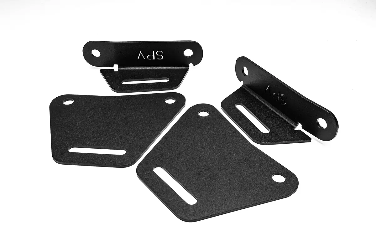 Spv Parts 2021+ Ford Bronco Modular Hd Bumper Post Mounts For 30" Light Bars Or 2 Lights 1