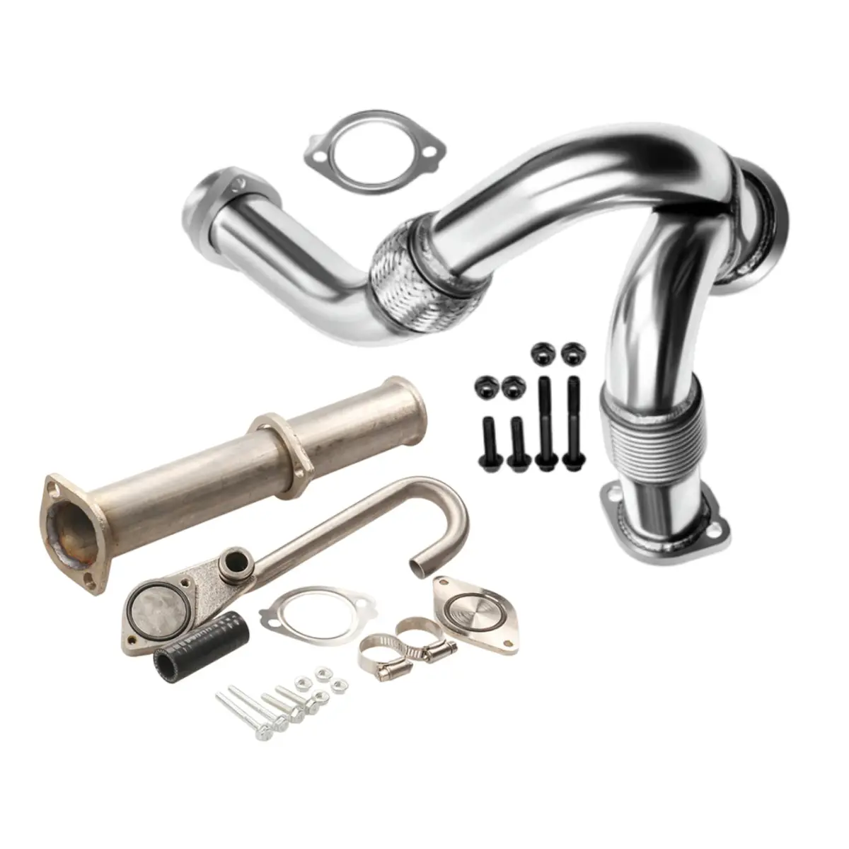 For 2003-2007 6.0 Powerstroke Ford Super Duty Egr Delete Kit With Up/Y-Pipe 1
