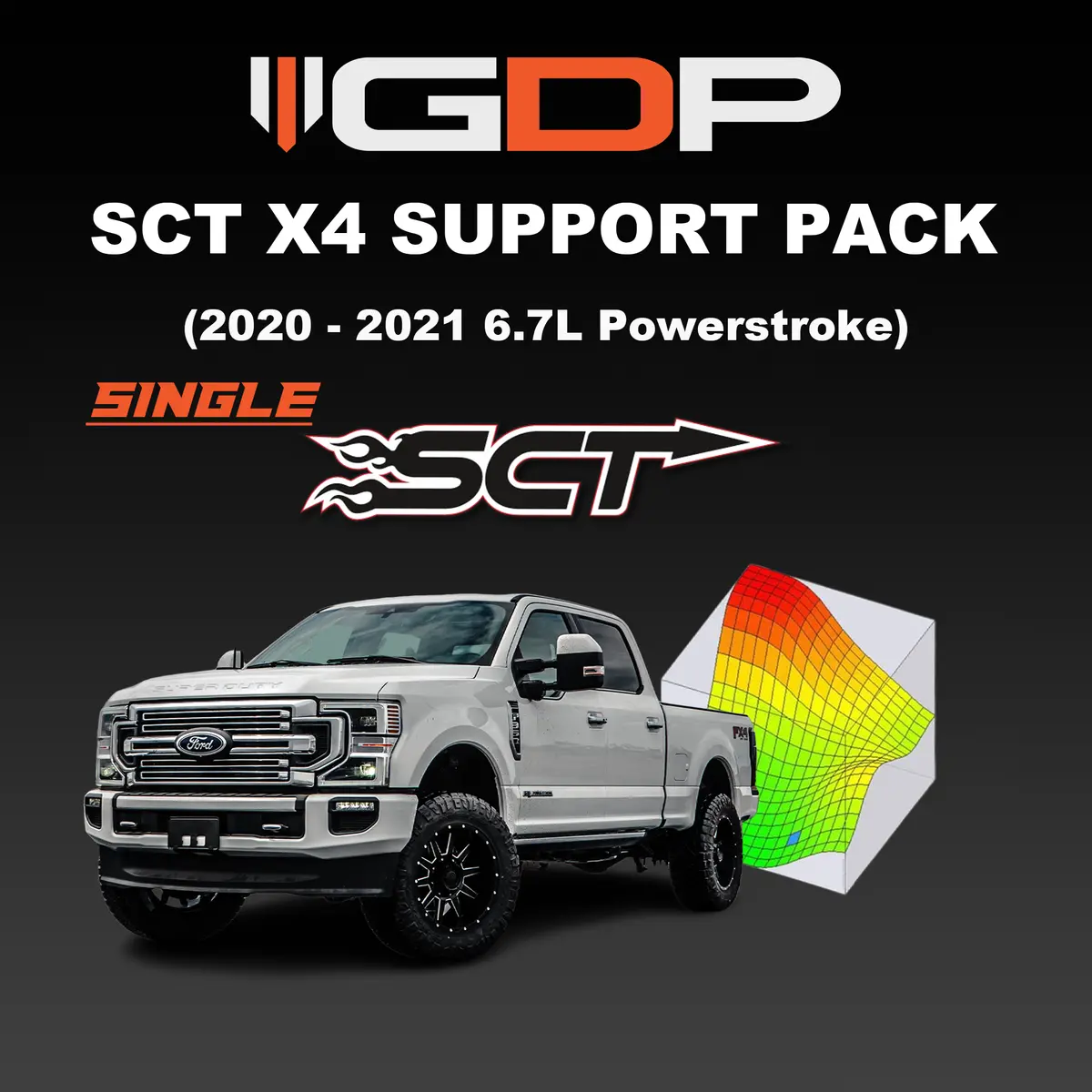 Gdp Sct X4 Single Support Pack (2020-2021 Powerstroke 6.7L) 1