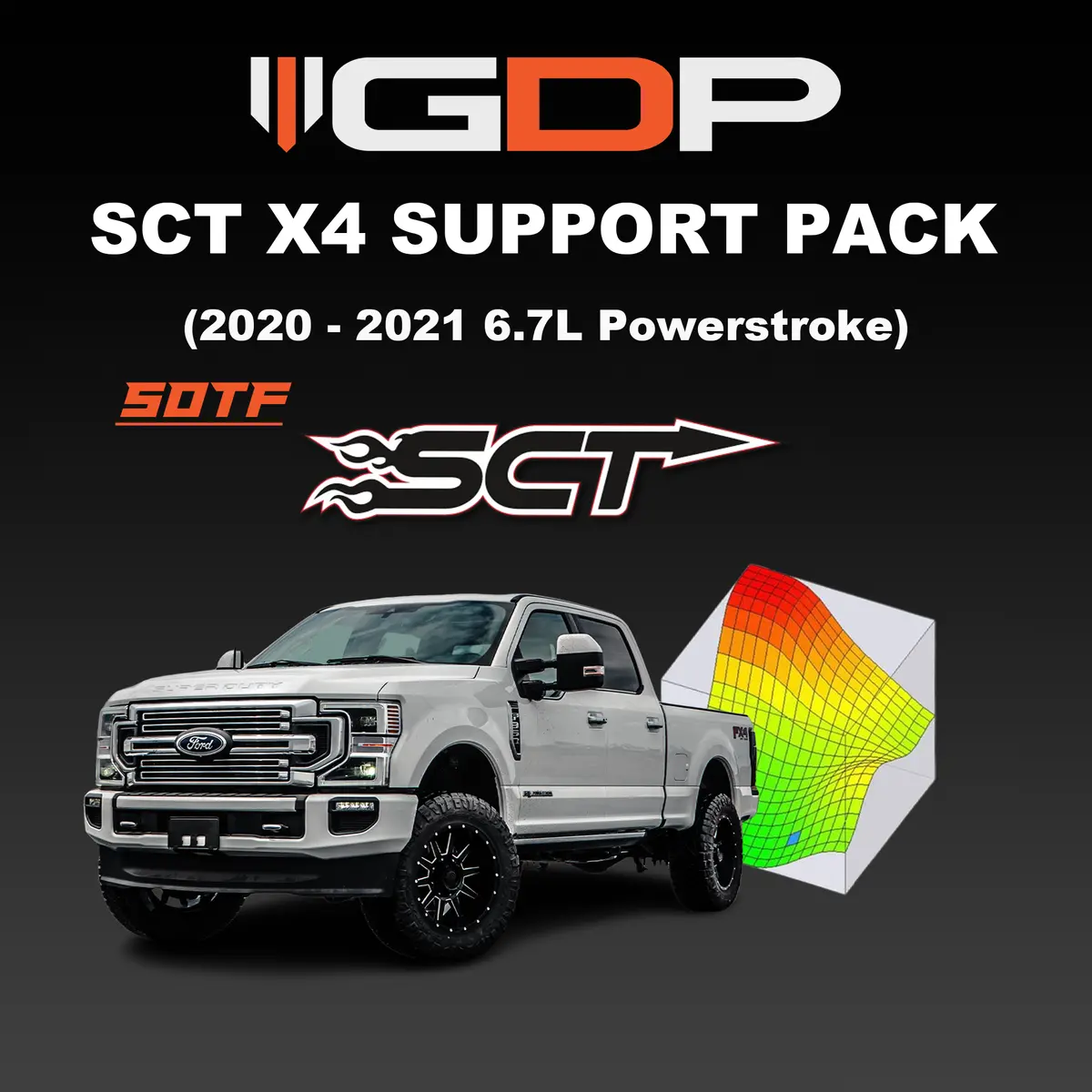 Gdp Sct X4 Sotf Support Pack (2020-2021 Powerstroke 6.7L) 1