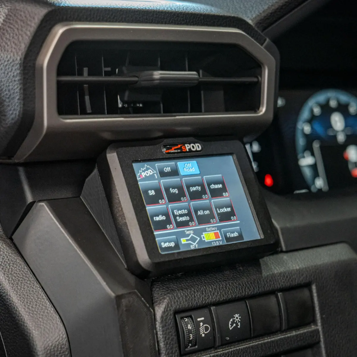 Spod Touchscreen Bantamx Power Management Vehicle Kit - 2024-On Toyota Tacoma 1