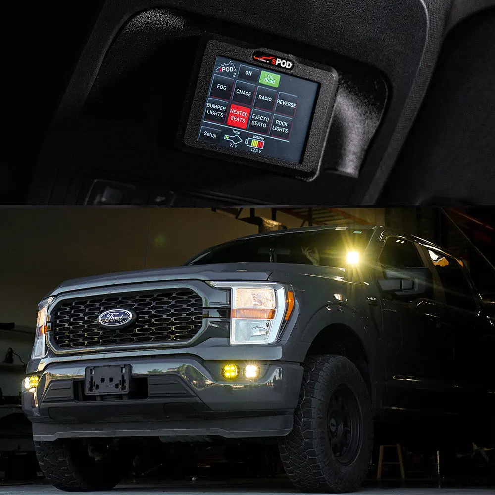 Spod Touchscreen Bantamx Vehicle Kit - Ford 2021-2026 F-150; 2021-2025 F-150 Raptor, 2024-2025 F-150 Raptor 37R 1