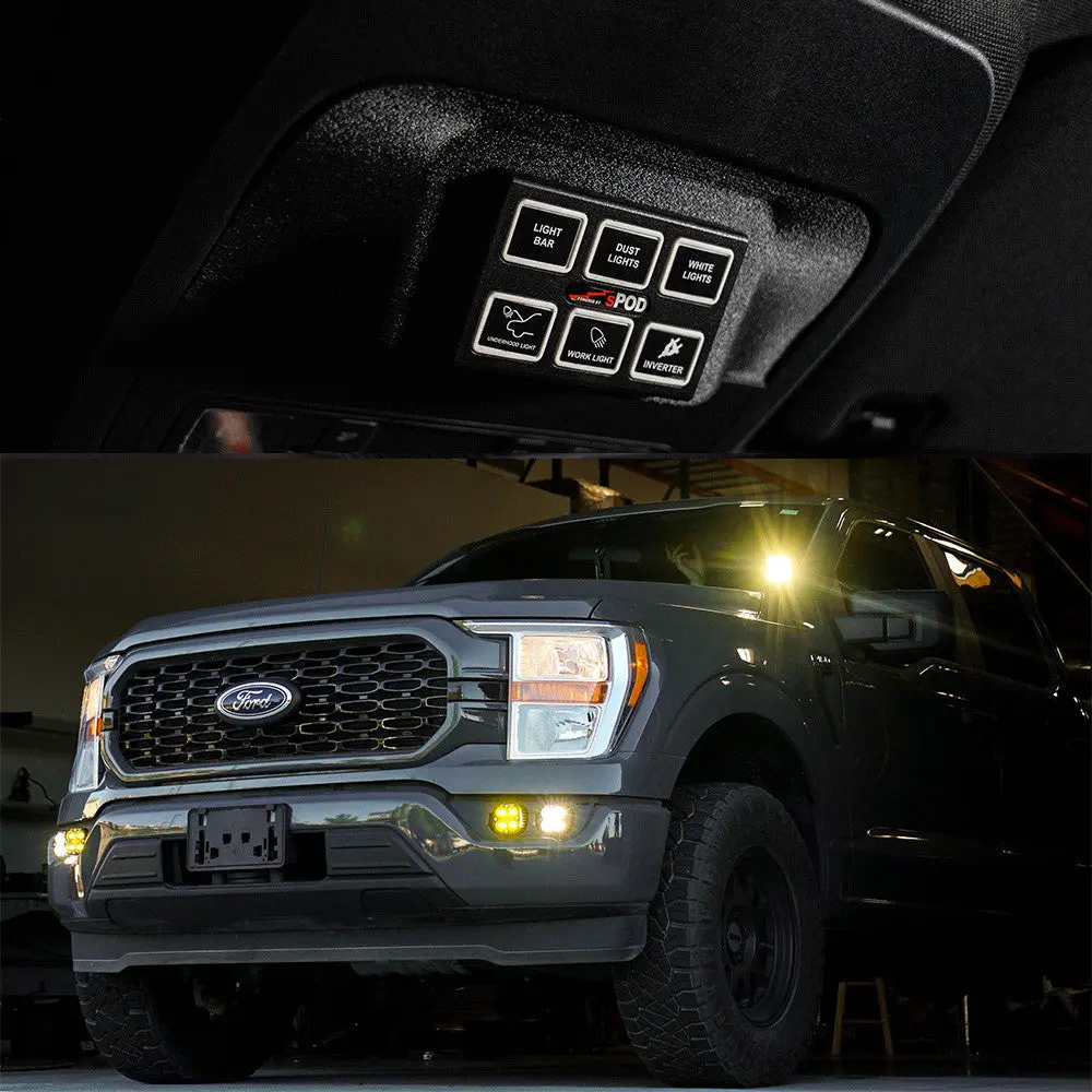 Spod Mini6 Sourcelt Vehicle Specific Kit - Ford 2021-2026 F-150; 2021-2025 F-150 Raptor, 2024-2025 F-150 Raptor 37/R 1