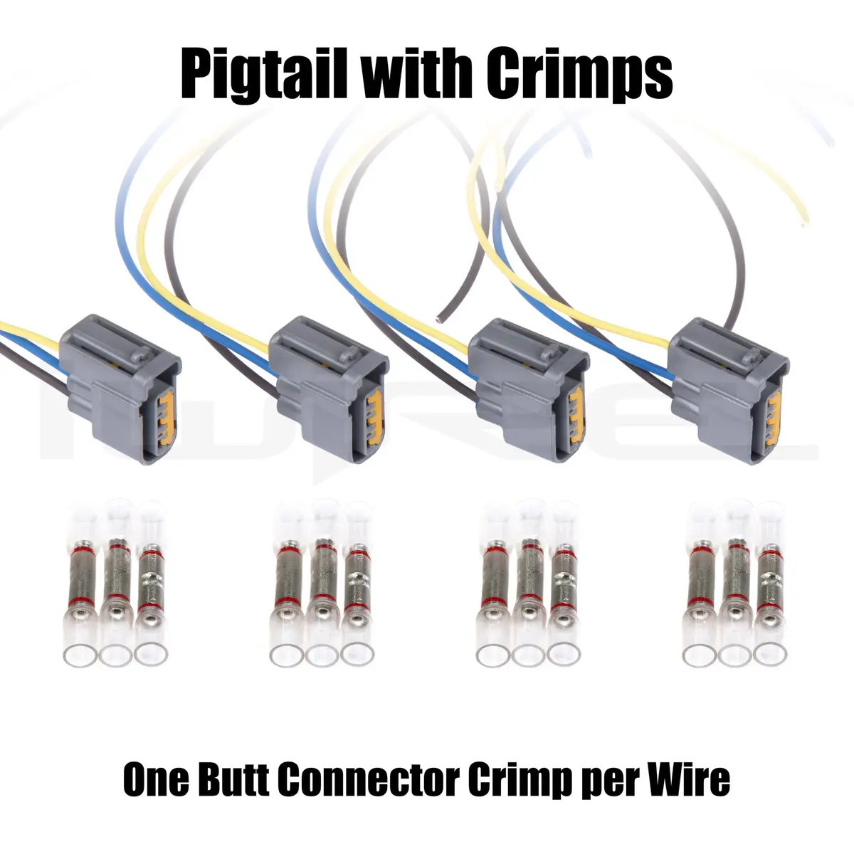 Gray Coil Pack Plug Replacement Package 4