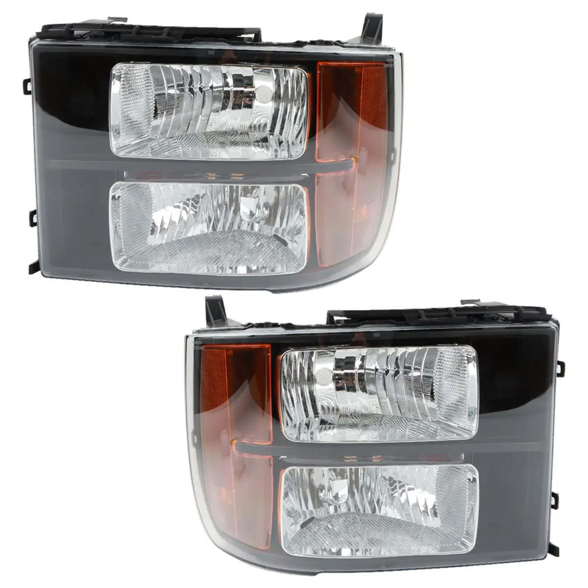 Daysyore 2Pcs Headlight Assembly For 2007 To 2014 Gmc Sierra 3500 Hd 1