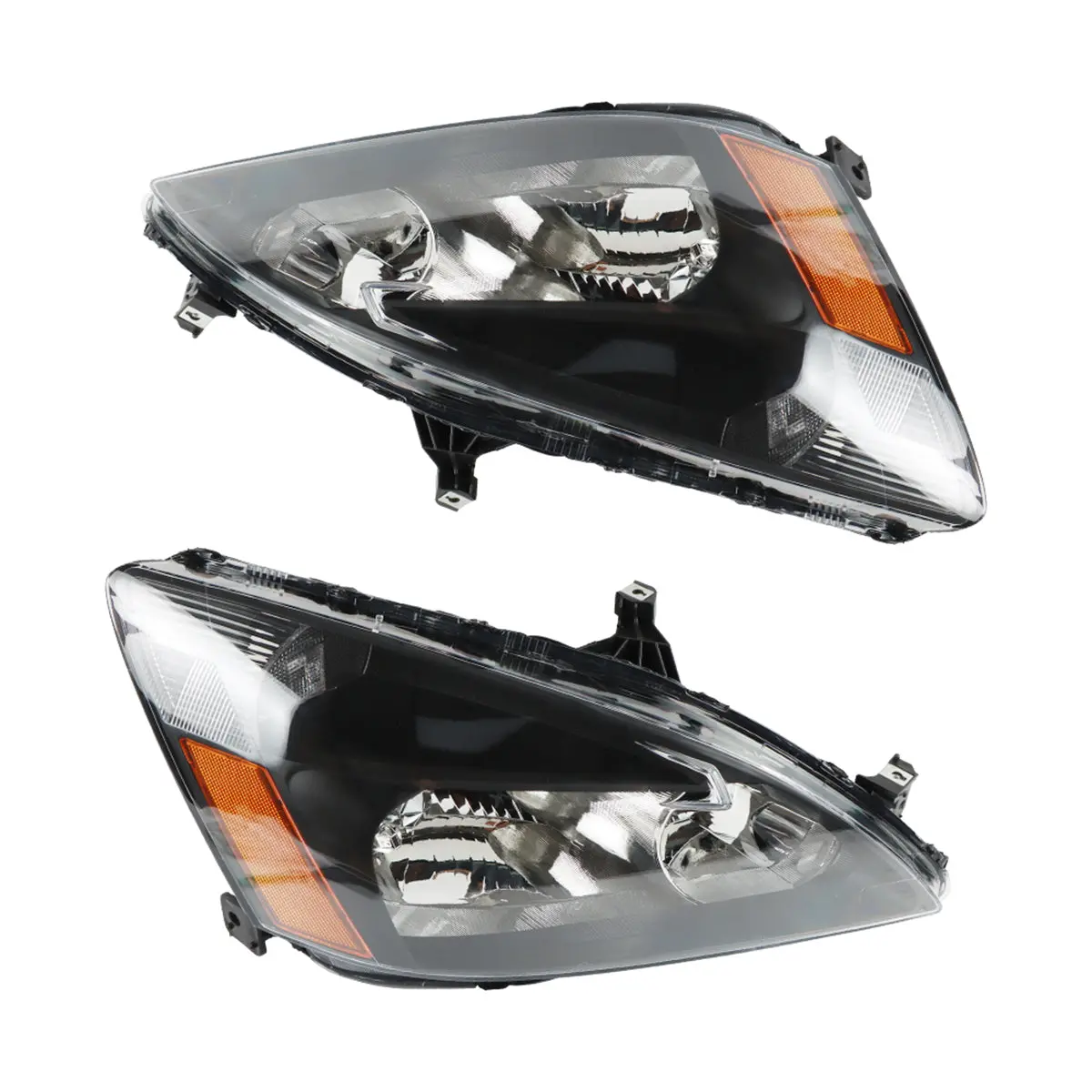 Daysyore 2Pcs Headlight Assembly For 2003 To 2007 Honda Accord 1