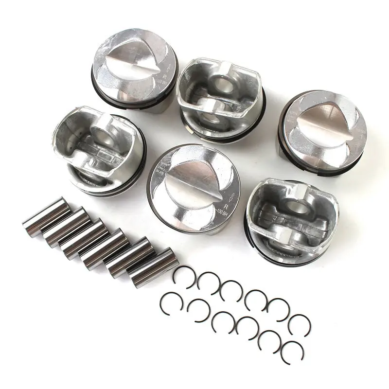 Pistons & Rings Set 06E107065cf For Audi A6 A7 A8 2.8 Engine Fsi V6 Bdx Ccda Ccea 1