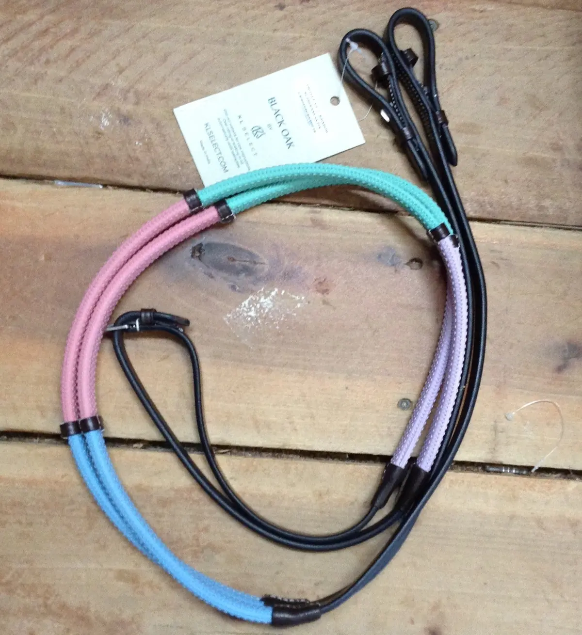 Ice Pastel Rainbow Pony Reins 1