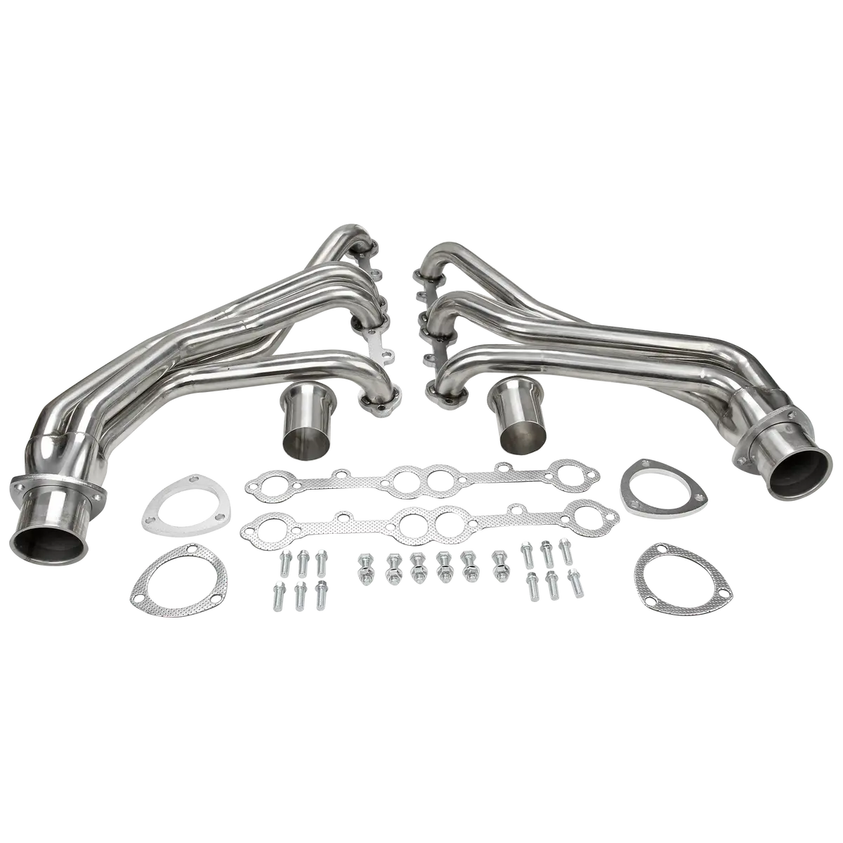 Stainless Steel Exhaust Manifold Headers For Chevy 283/302/305/307/327/350/400 Small Block V8 Engine 1