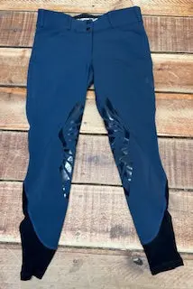 Struck Knee Patch Breeches Navy - Size 29 1