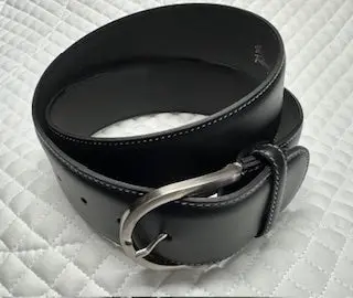 The Tailored Sportsman Leather Contrast Belt - Clearance 1