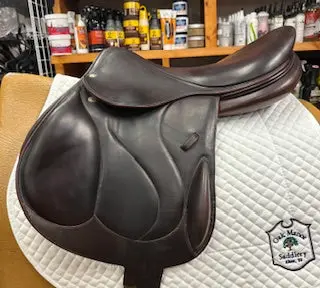 2014 Devoucoux Chiberta Monoflap Jump Saddle - 18 1