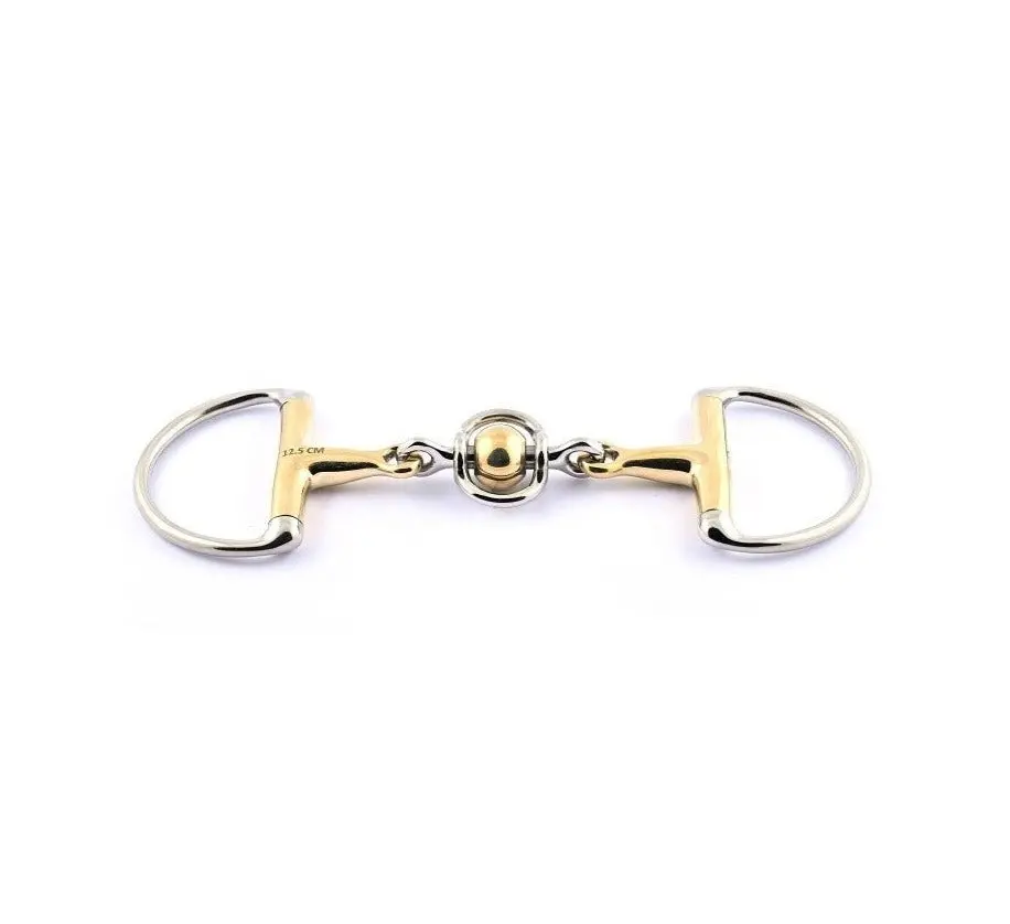 Jump'in French Mouth Eggbutt Stainless Bit With A Ball 1