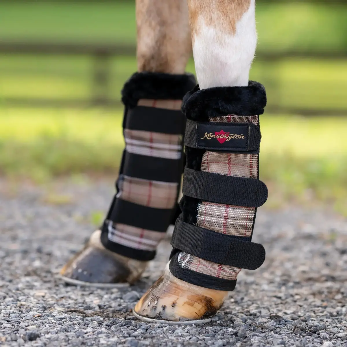 Pony Fly Boots With Fleece Trim - Set Of 2 - 73% Uv + Fly Protection 1