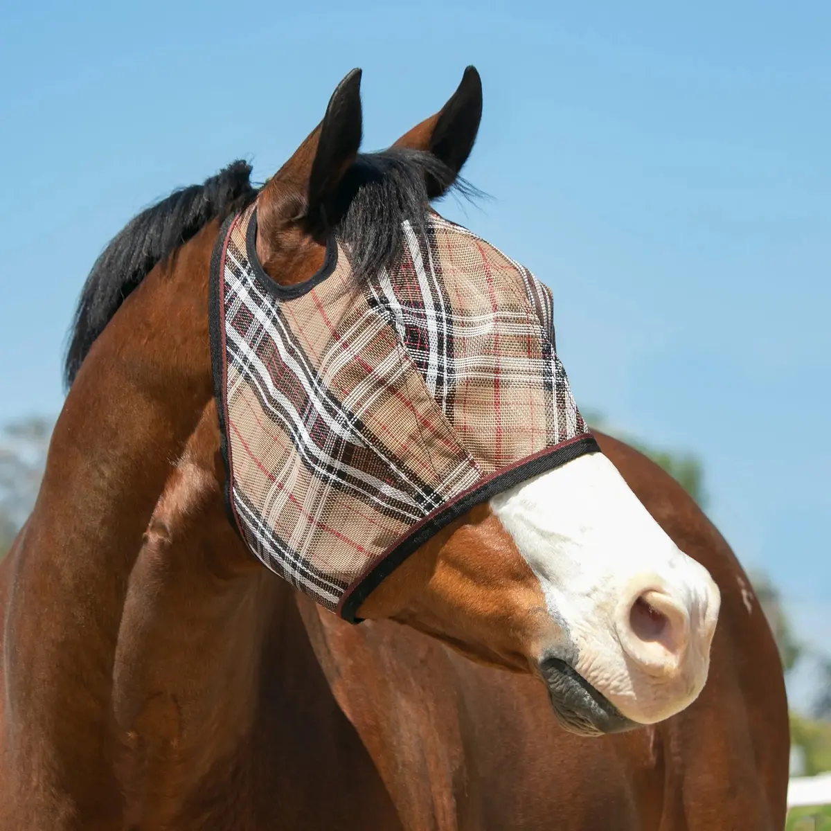 Fly Mask With 73% Uv Protection 1
