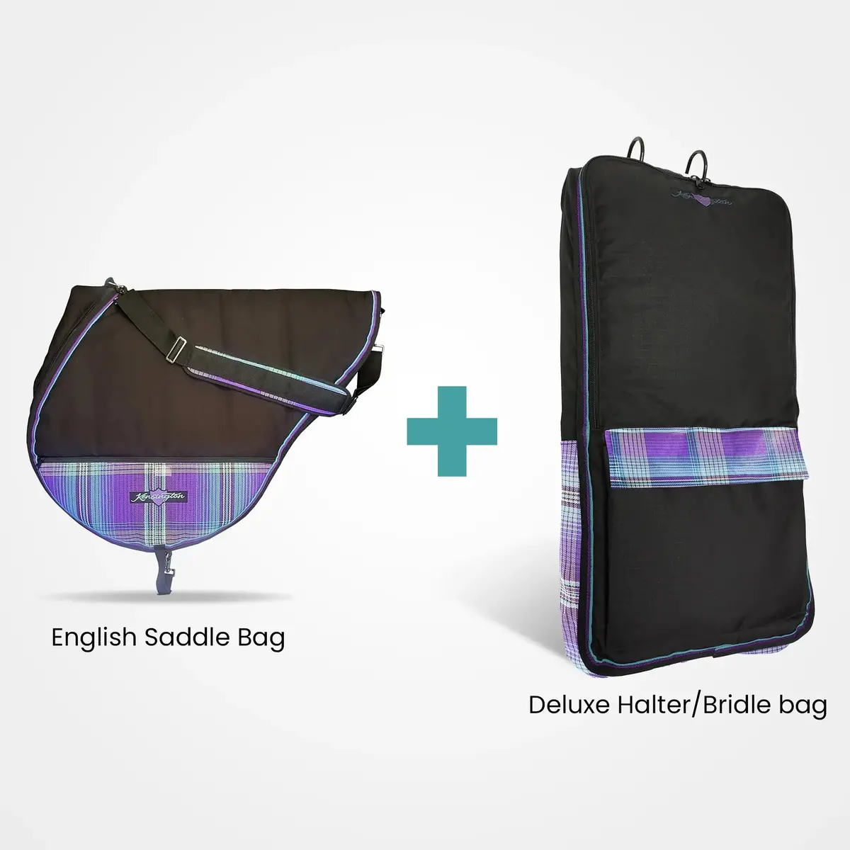 Bundle: English Saddle Protective Carry Bag & Halter/Bridle Bag 3