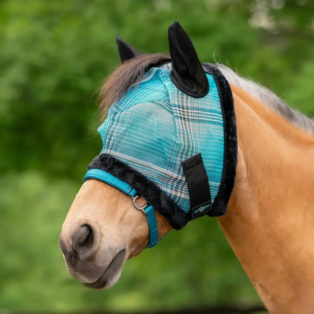 Pony Fly Mask With Ears & Fleece Trim - 73% Uv Blocking 5