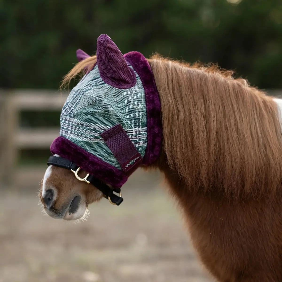 Mini Fly Mask With Fleece Trim & Ears - 73% Uv Blocking 7