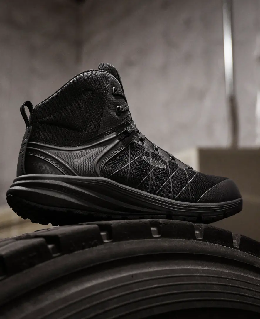 Men's Vista Energy Mid Int Met (Carbon Toe) | Black/Raven 9