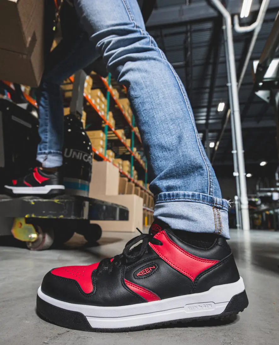 Men's Overton Work Shoe (Carbon Toe) | Star White/Black 9