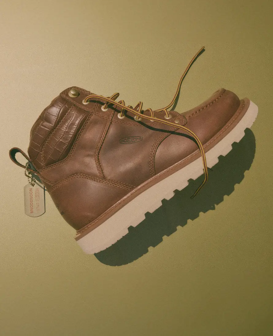 Men's Cincinnati 6" Boot (Soft Toe) X Noon Goons | Leather Brown/Off White 9