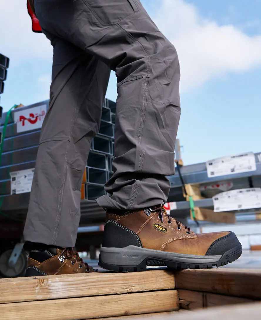 Men's Evanston 8" Insulated Waterproof Boot (Soft Toe) | Bison/Black 8