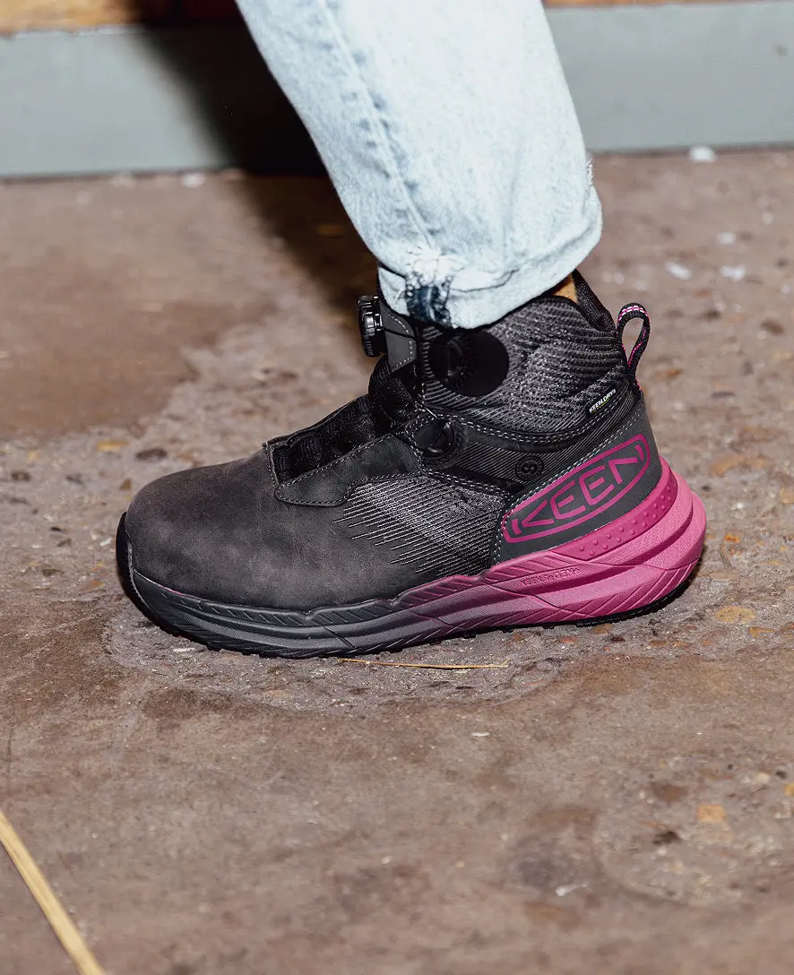 Women's Snapline Cf Waterproof Boot (Carbon Toe) | Magnet/Black 9