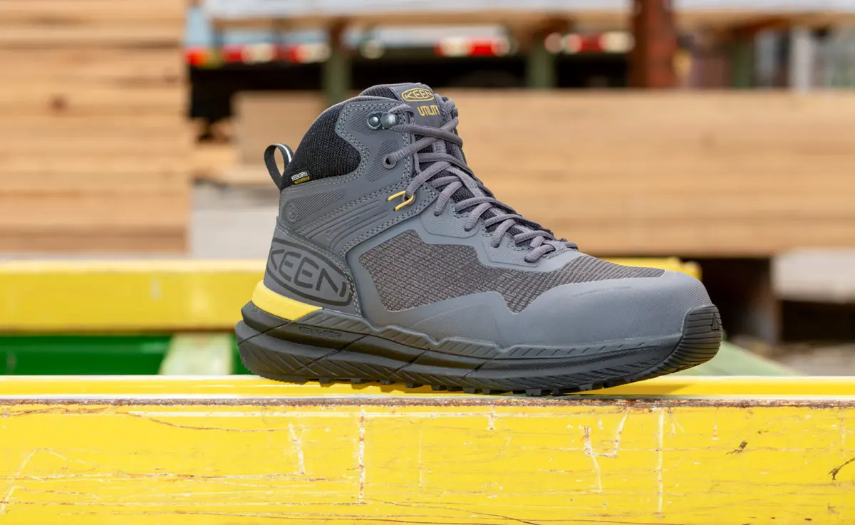 Men's Synchro Waterproof Work Boot (Carbon Toe) | Magnet/Black 7