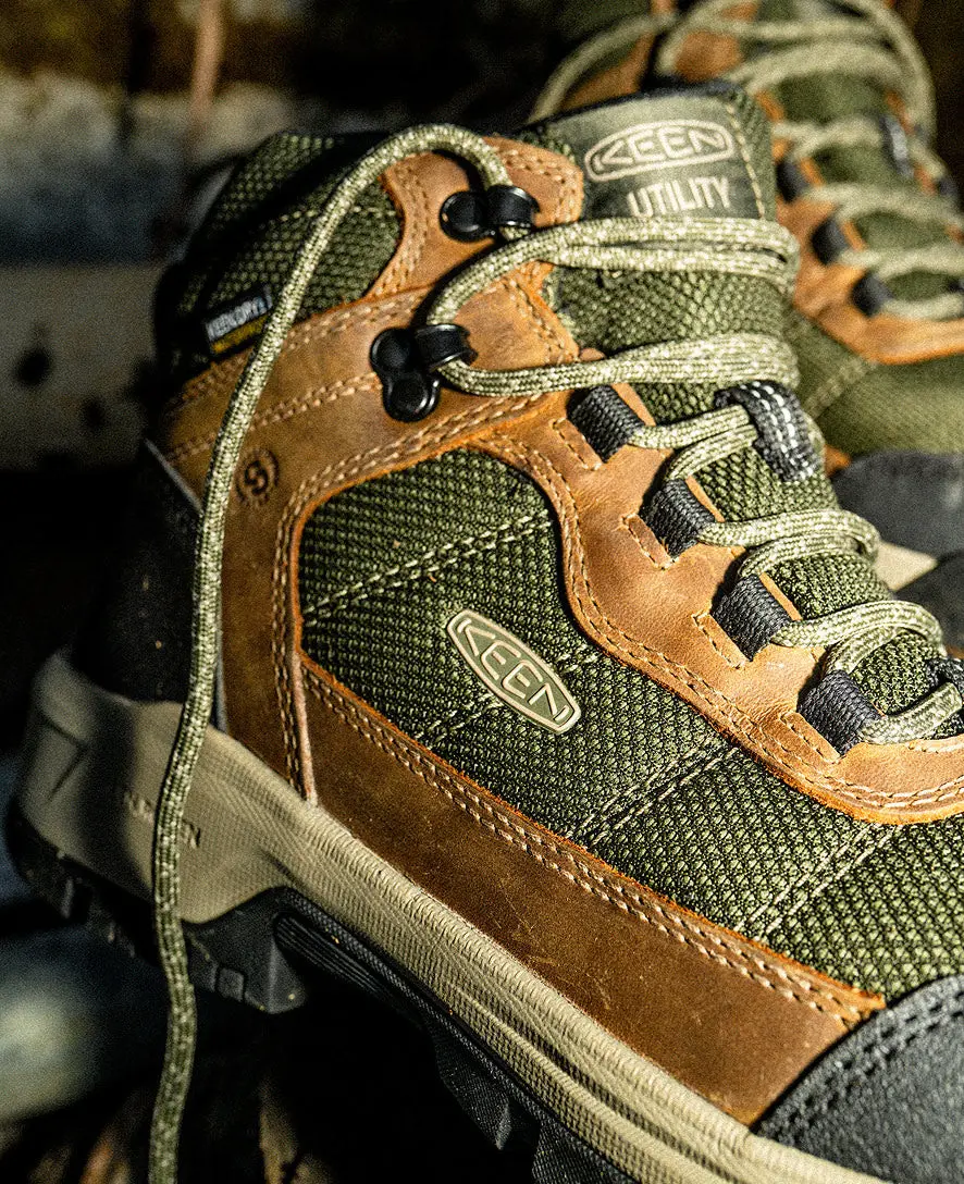 Men's Skokie Waterproof Work Boot (Soft Toe) | Forest Night/Black 9