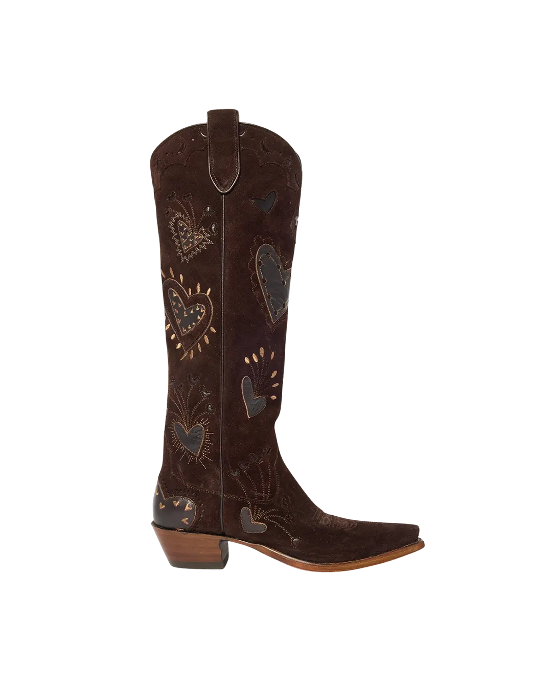 Lilly Chocolate Suede 1