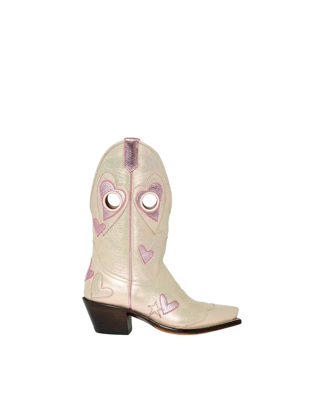 Lucy Iridescent Light Pink 1