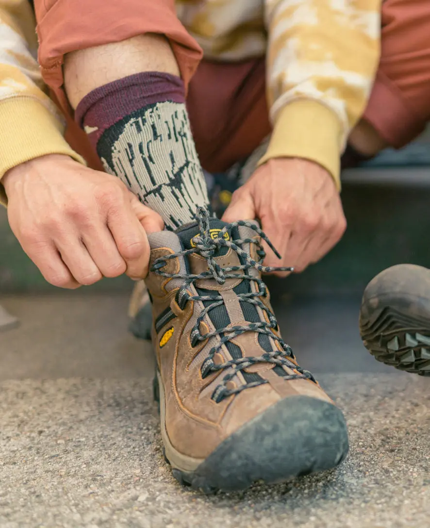 Men's Targhee Ii Mid Waterproof Hiking Boots | Shitake/Brindle 7